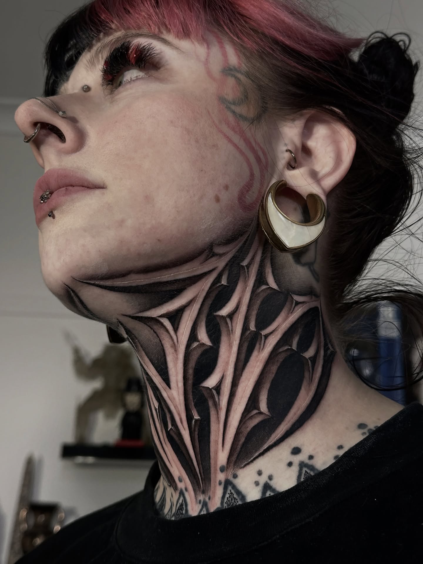 Throat Flame Feathers