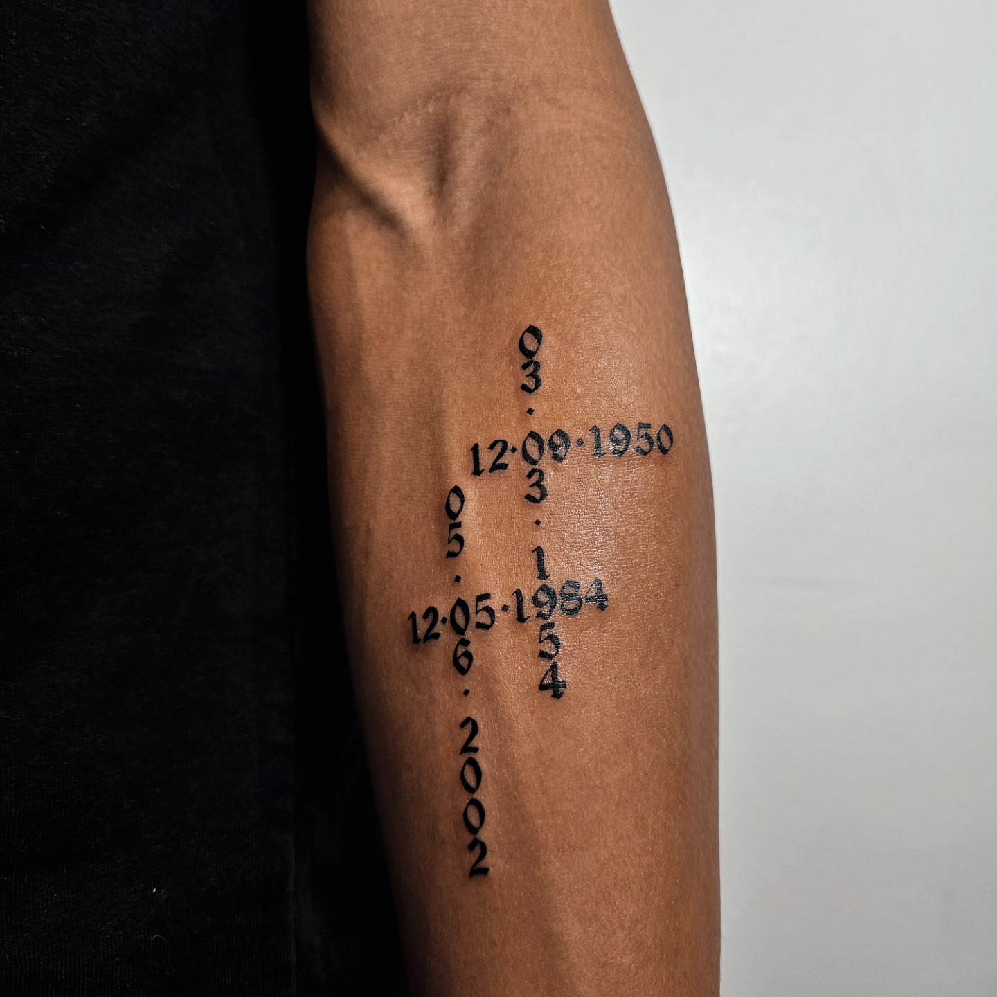 Date Numerals Coordinates