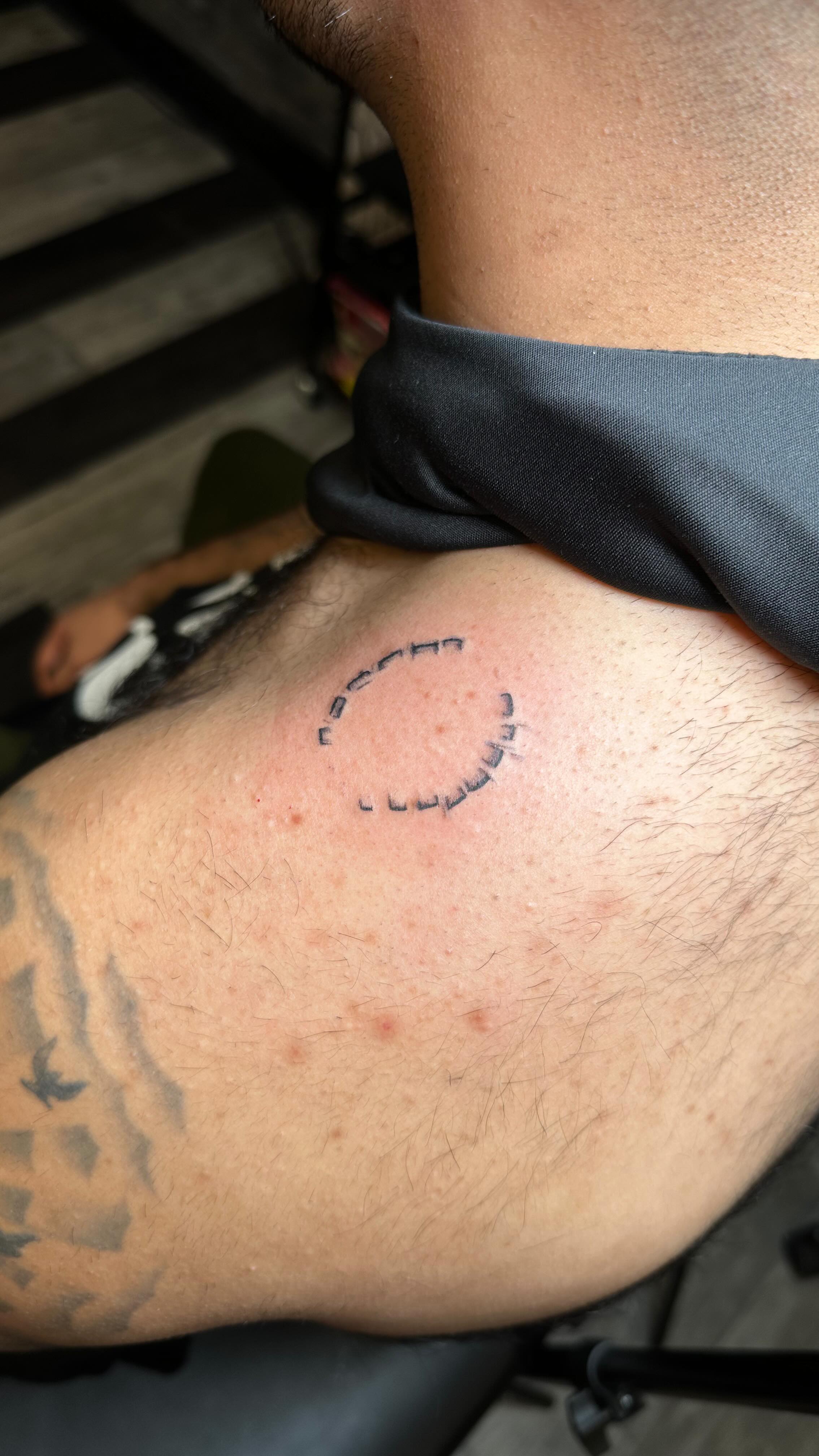 Minimalist Bite Mark