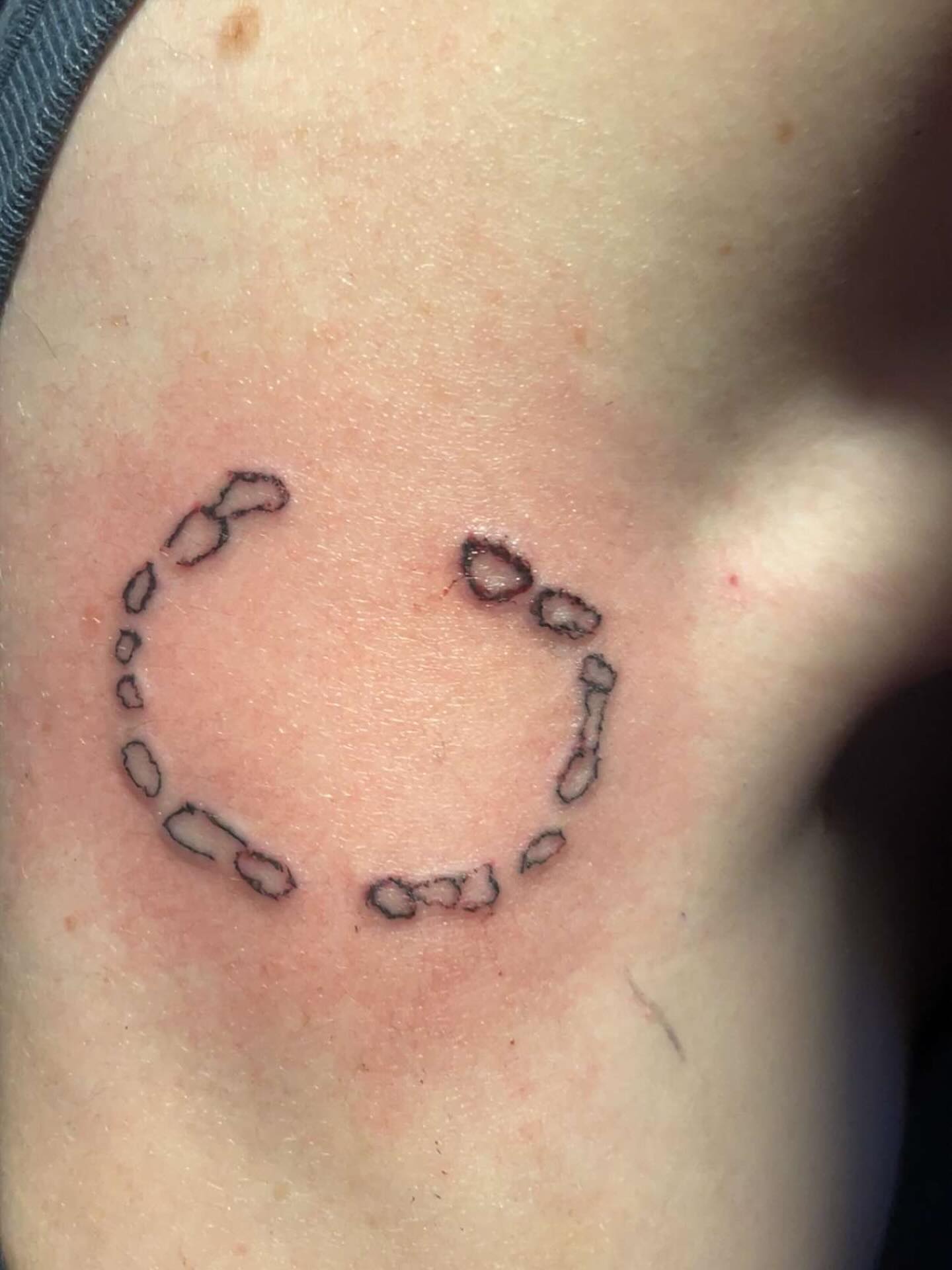 Minimalist Bite Mark