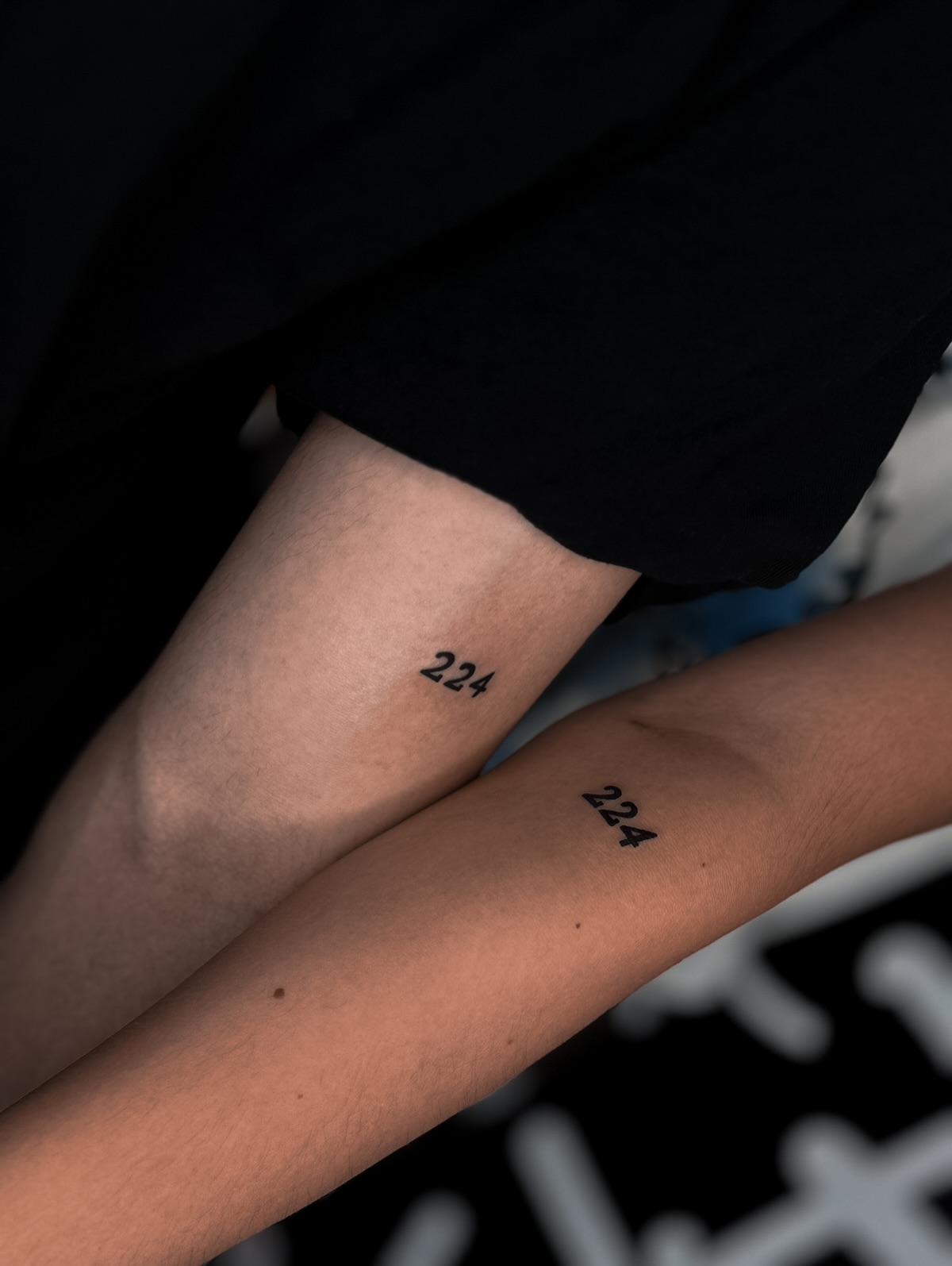 Fechas compartidas tatuadas