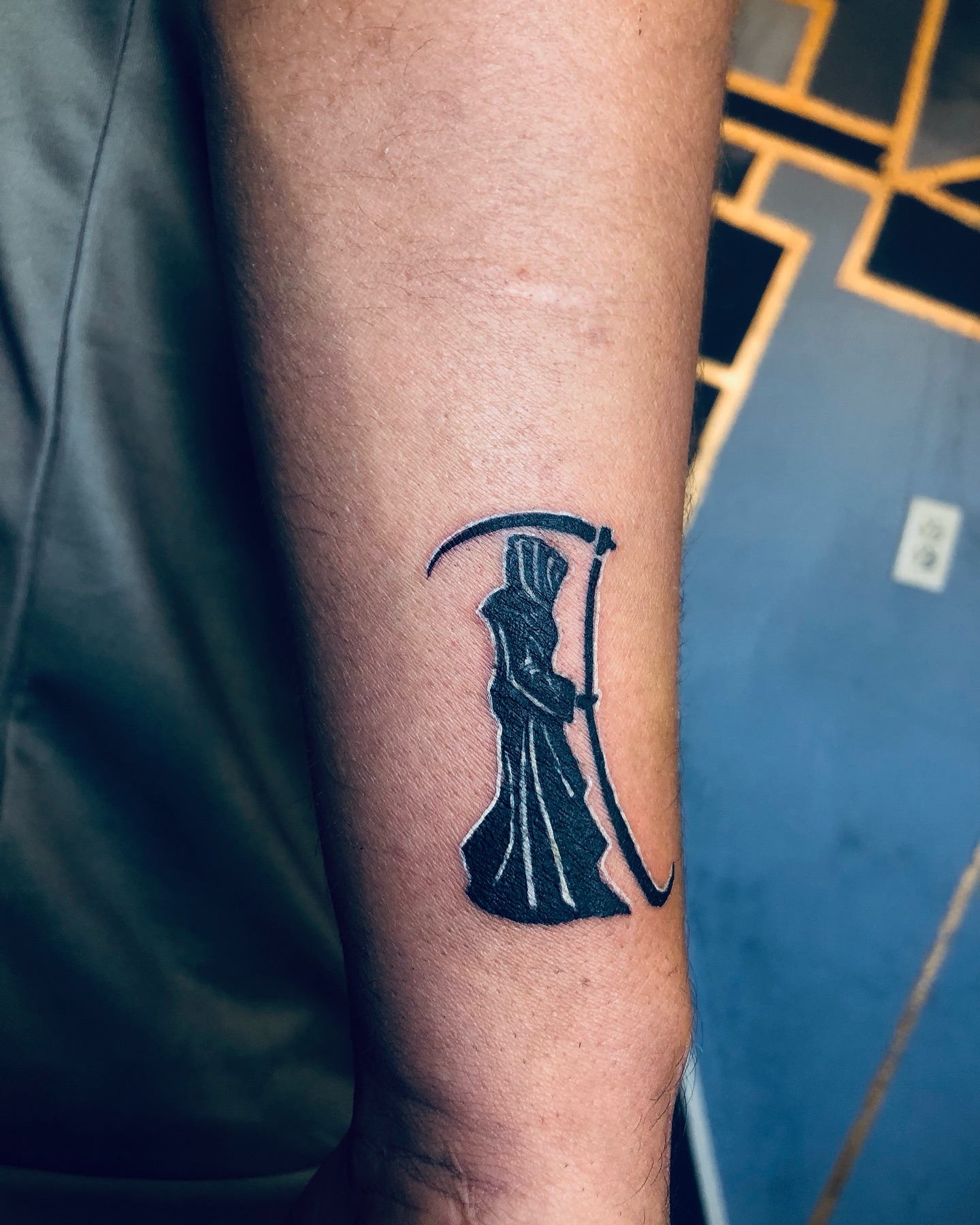 Minimalist Santa Muerte