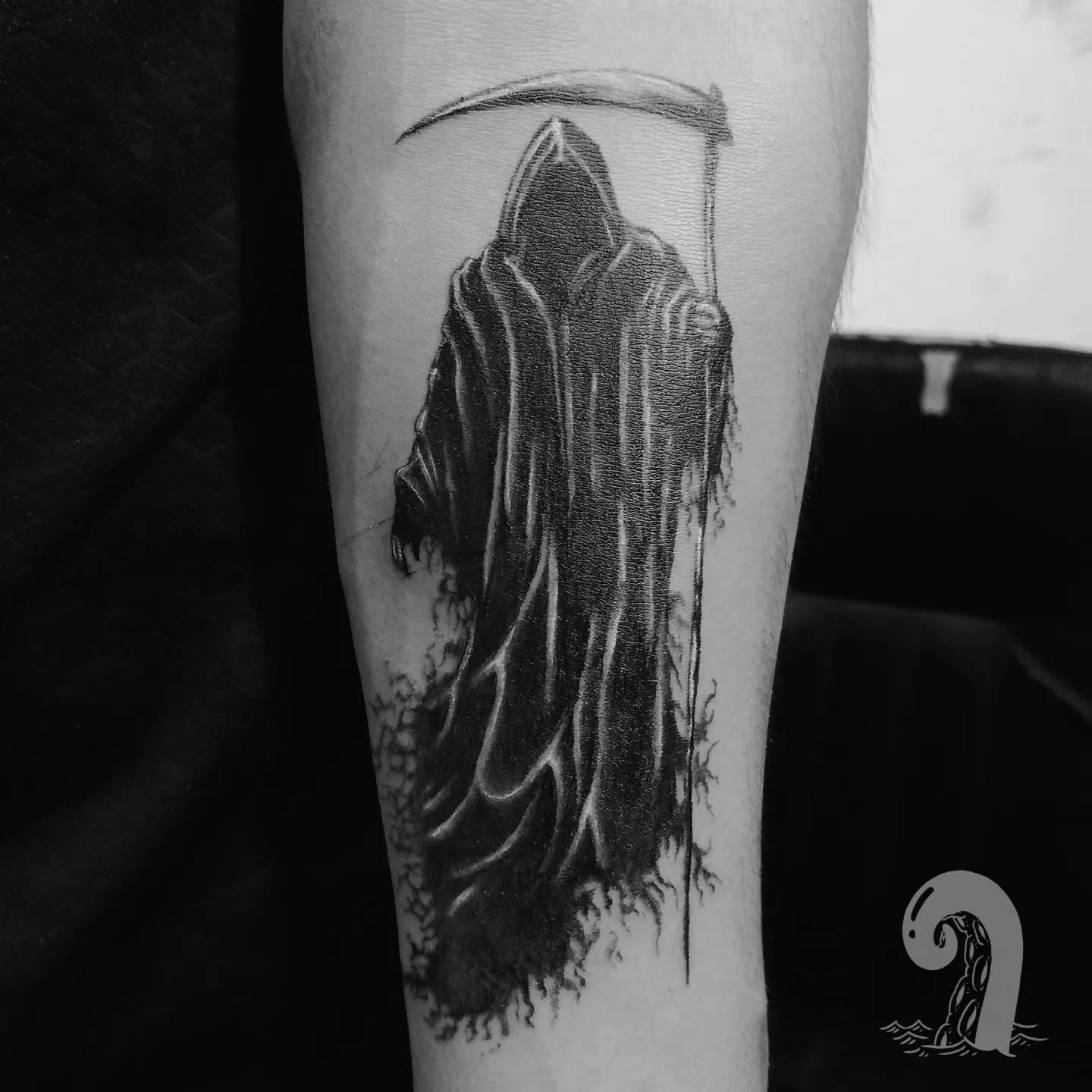 Mystical Grim Reaper Tattoo
