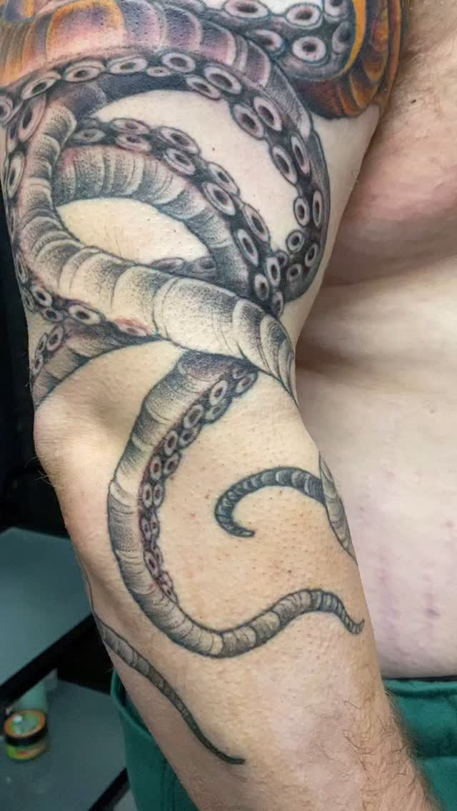 Octopus Wrap Tattoo