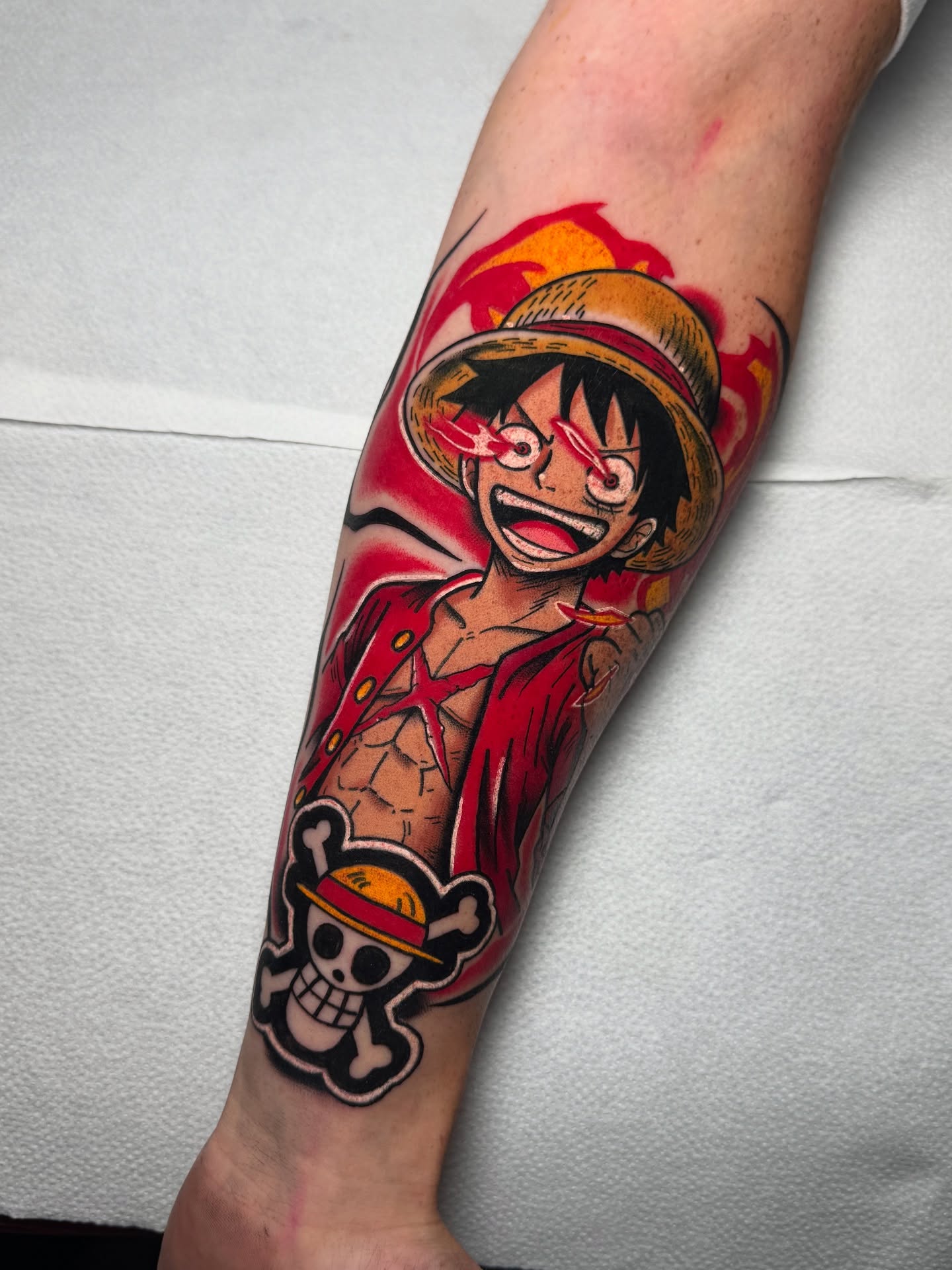 One Piece Luffy Ink