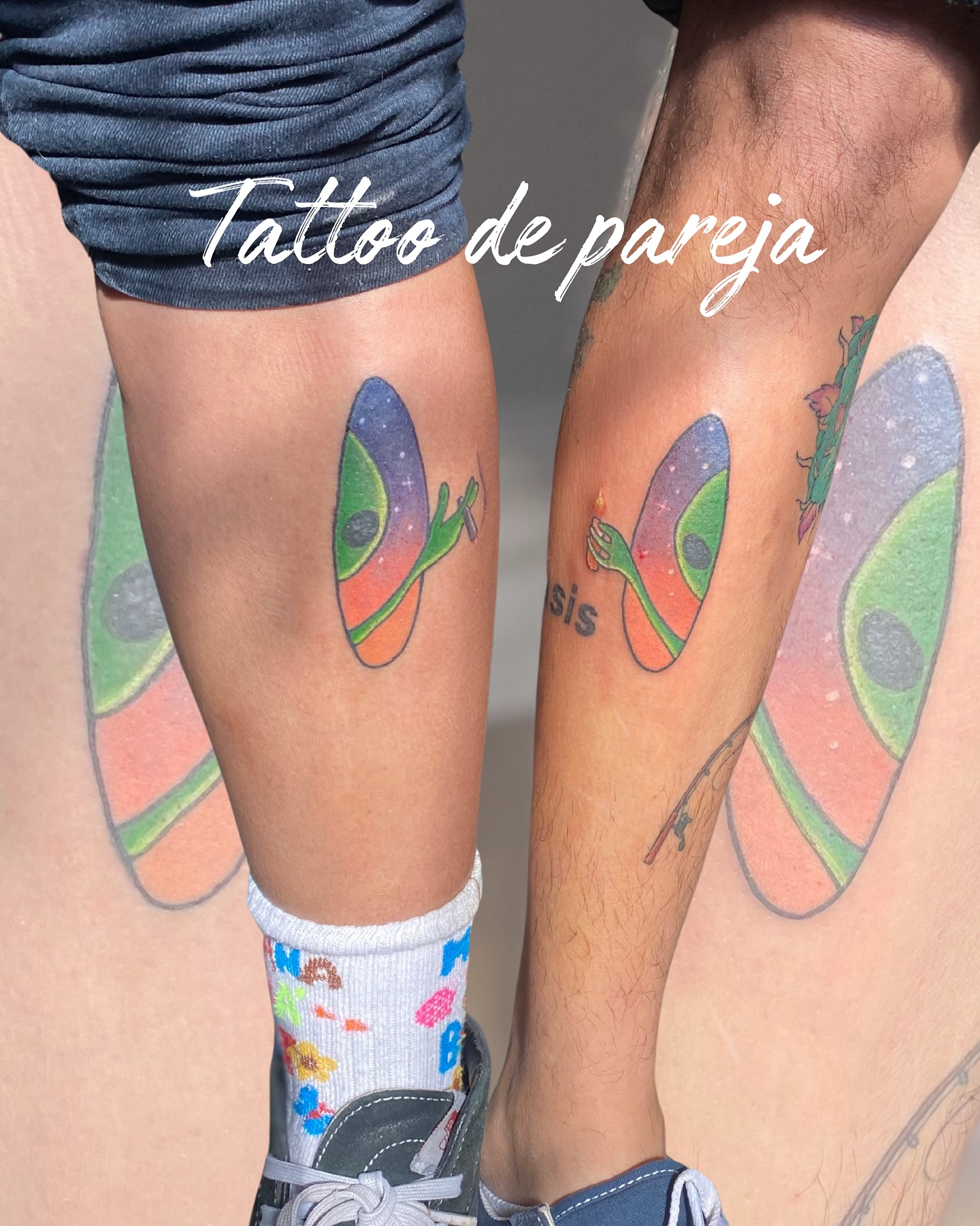 Pareja de mariposas acuarela