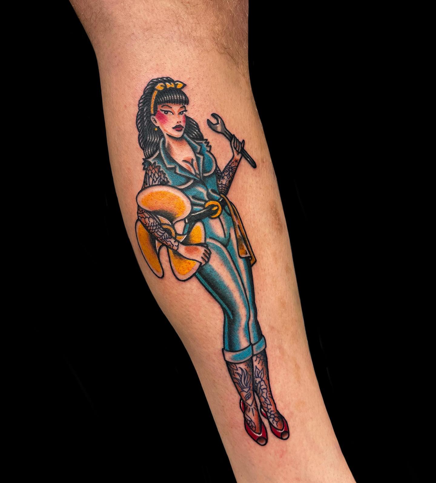 Pin-Up Dancer Colorburst