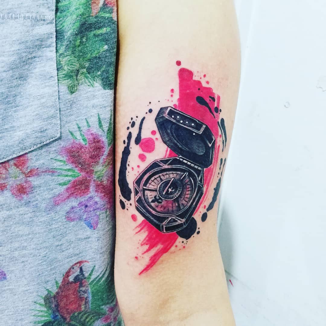 Pirate Compass Tattoo