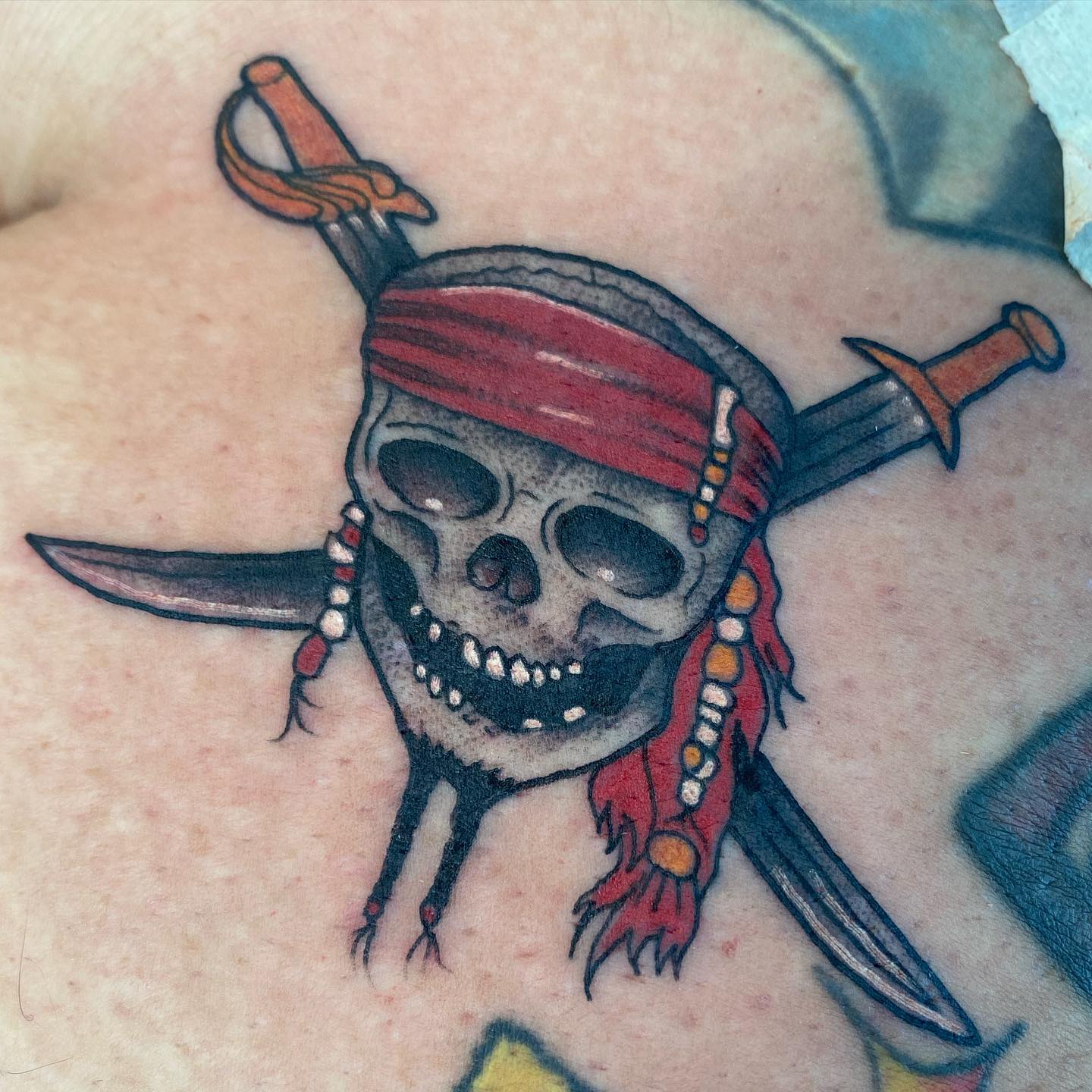 Pirate Skull Tattoo