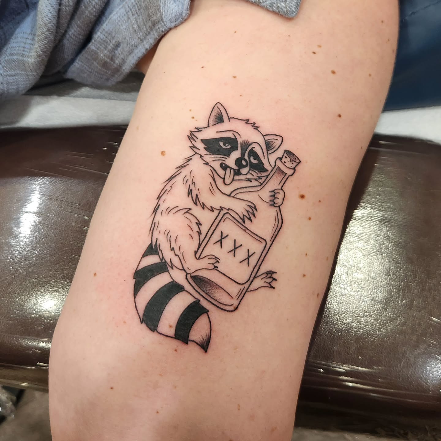 Playful Raccoon Drunkenness