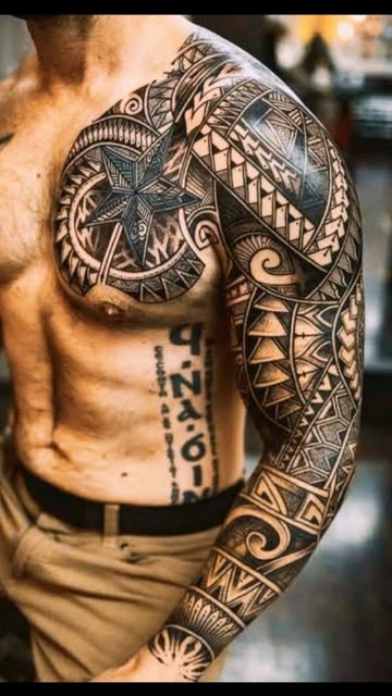 Polynesian Sleeve Tribal