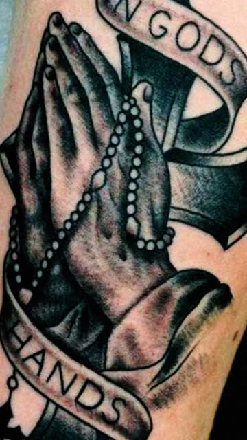Praying Hands Tattoo