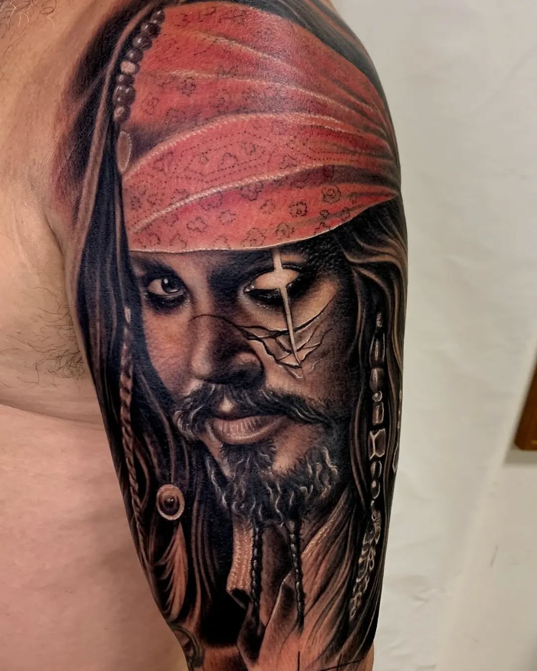 Realistic Jack Sparrow Portrait