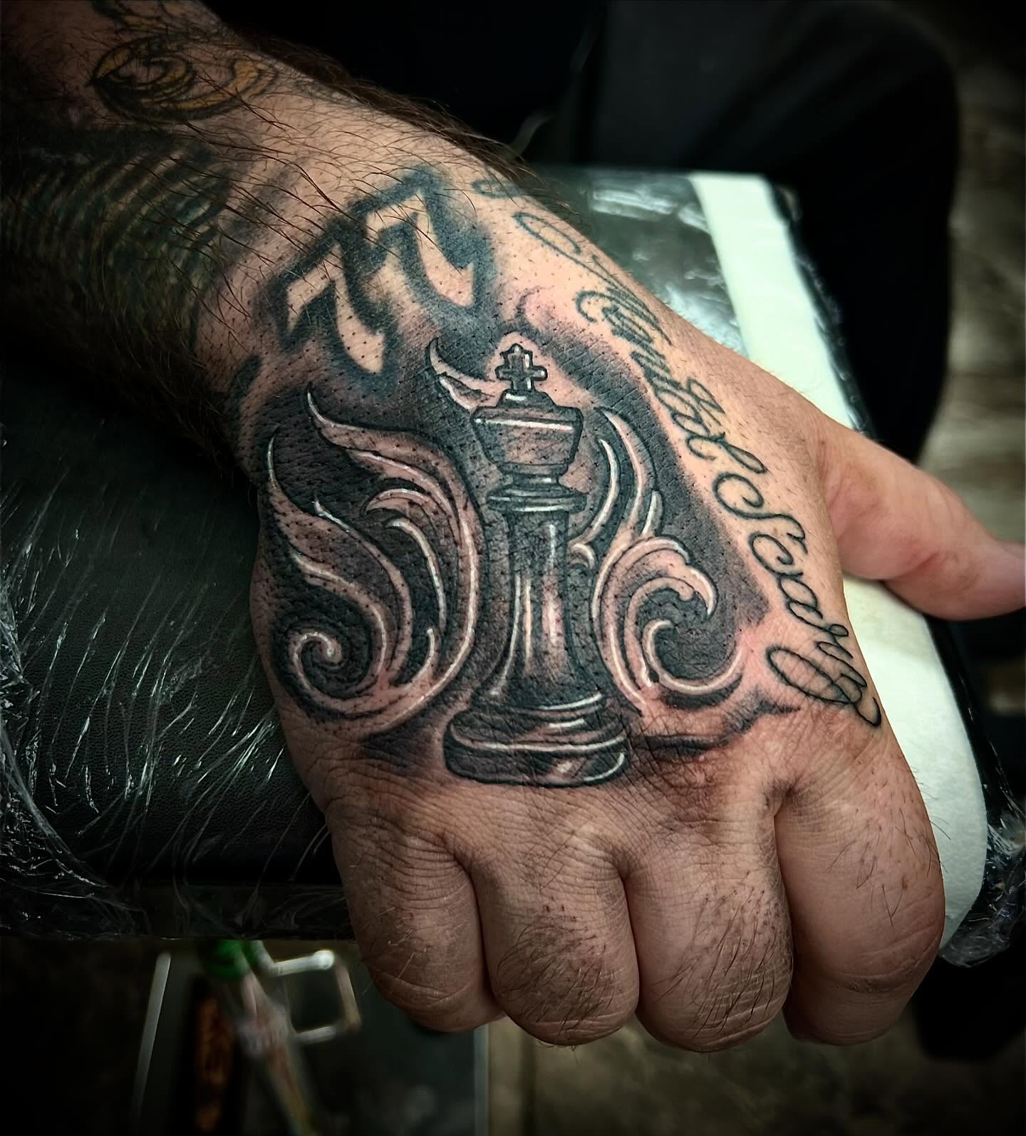 Regal Chess King Tattoo