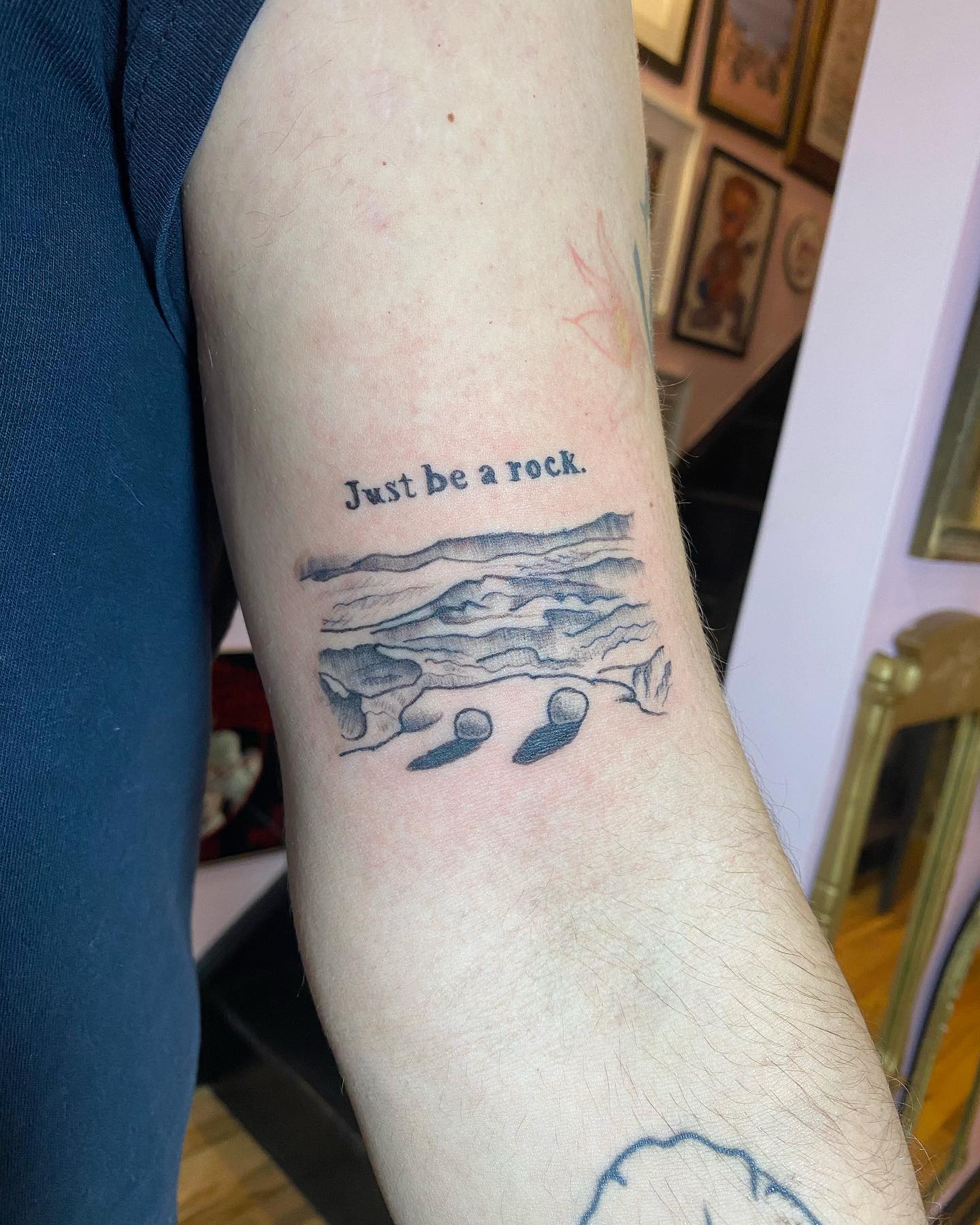 Rock Quote Tattoo
