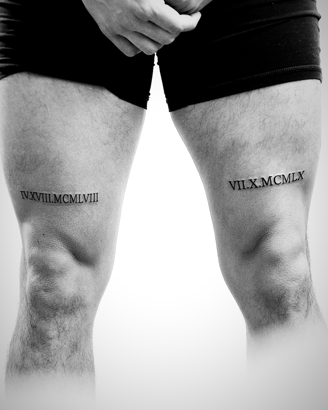 Roman Numeral Date Pair
