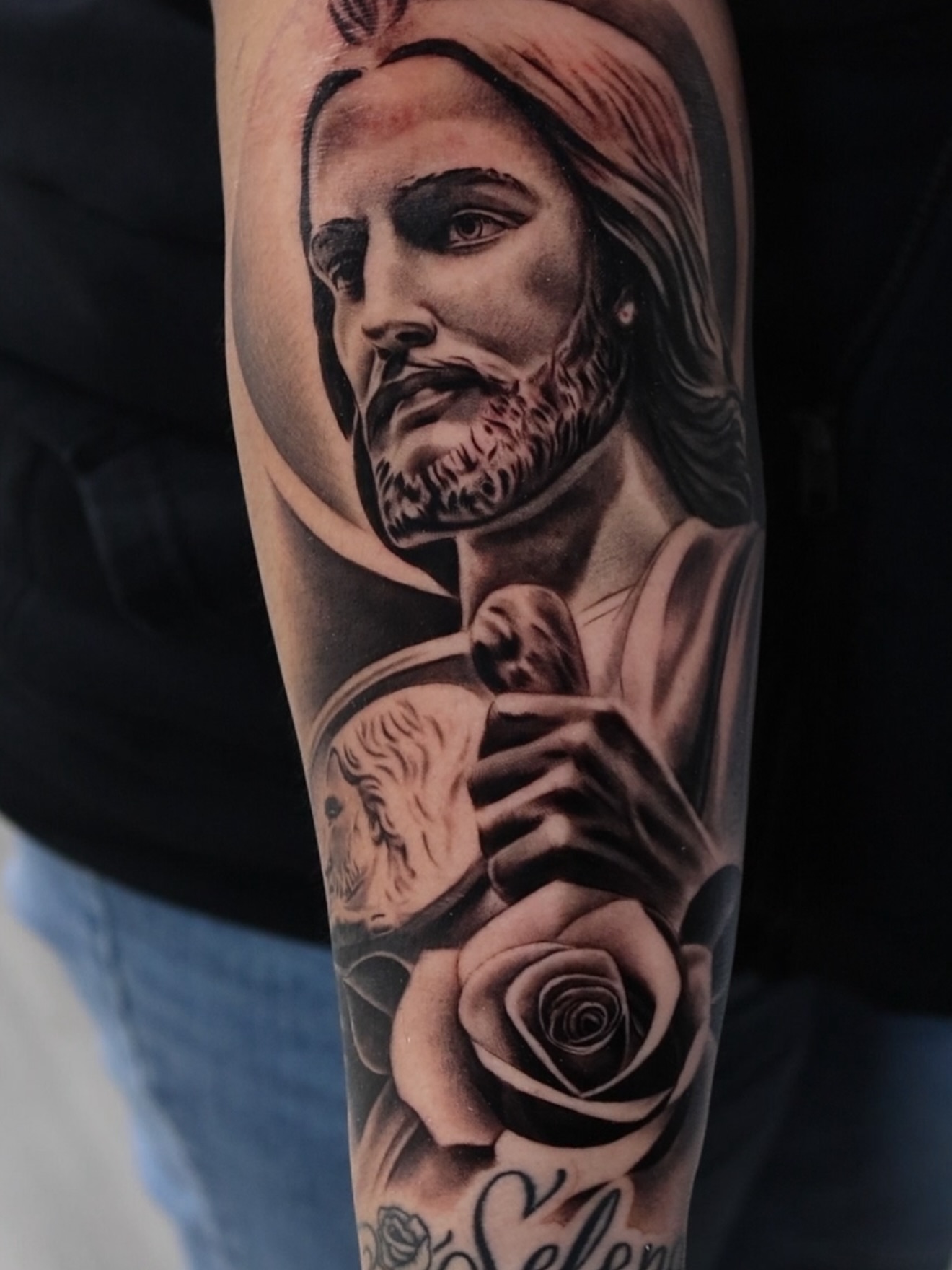 San Judas Rostro Realista