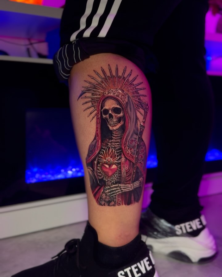 Santa Muerte Icon Tattoo