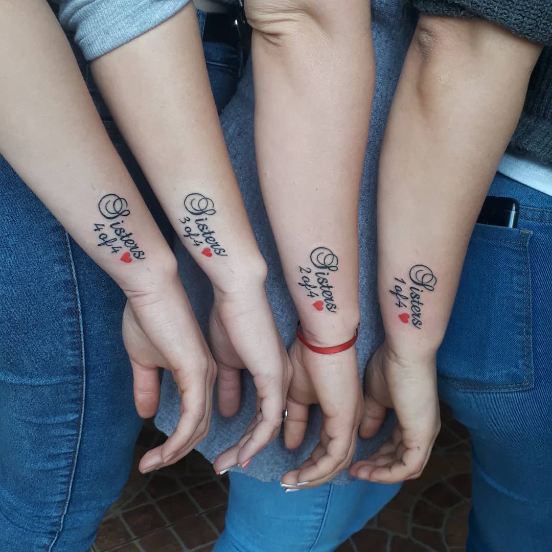 Sisters Matching Tattoos