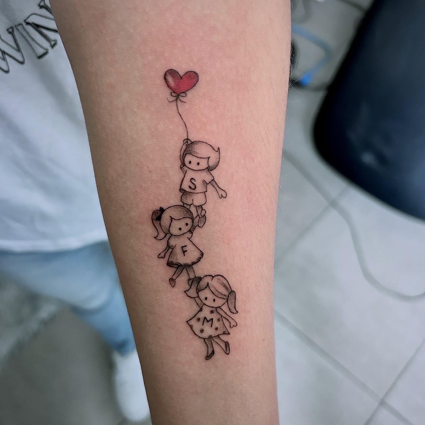 Pequeños corazones infantiles