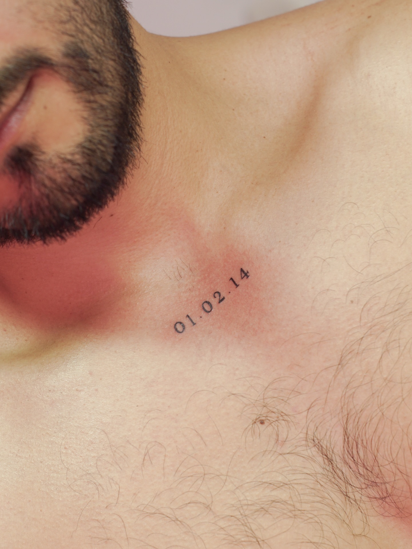 Tatuaje de coordenadas