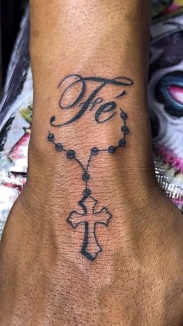 Tiny Cross Rosary