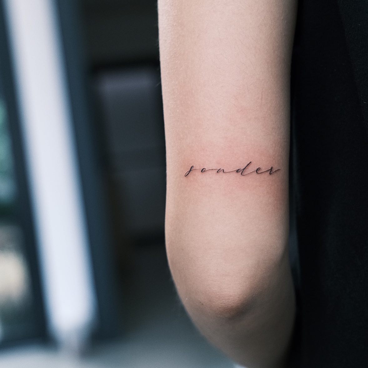 Sonder Script Tattoo