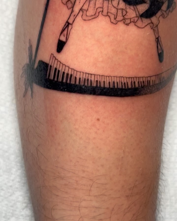 Soul Eater Piano Tattoo