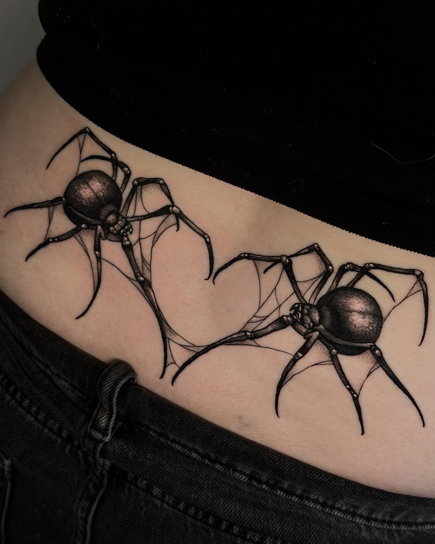 Spider Web Tramp Stamp