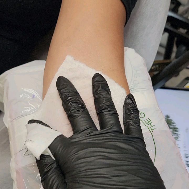 Subtle Fresh Tree Tattoo