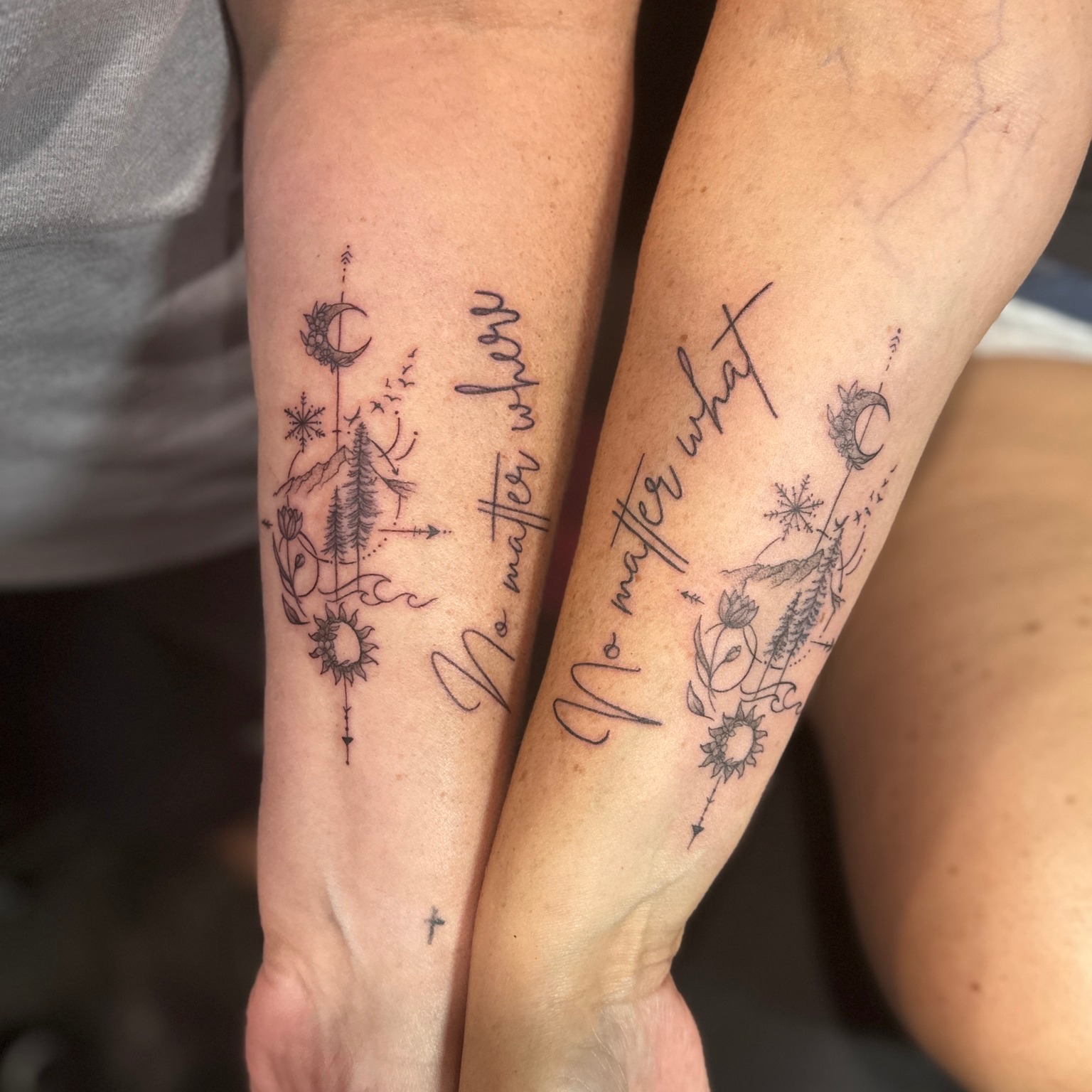 Symbolic Couple Tattoos