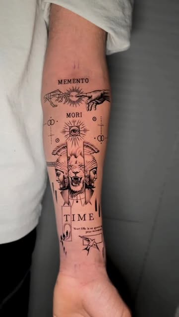 Symbolic Forearm Tattoo