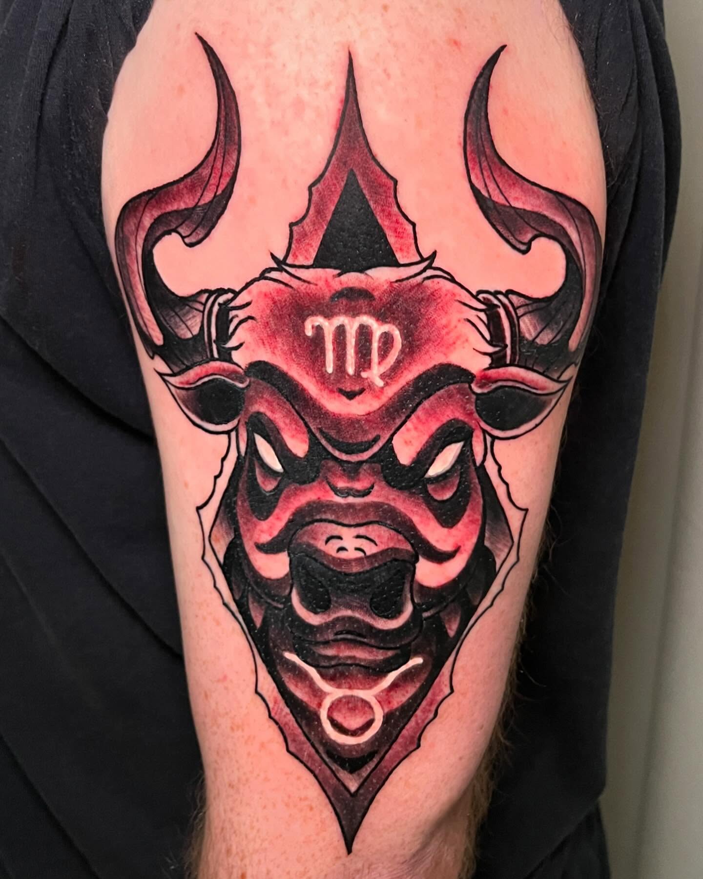 Taurus Inferno Tattoo