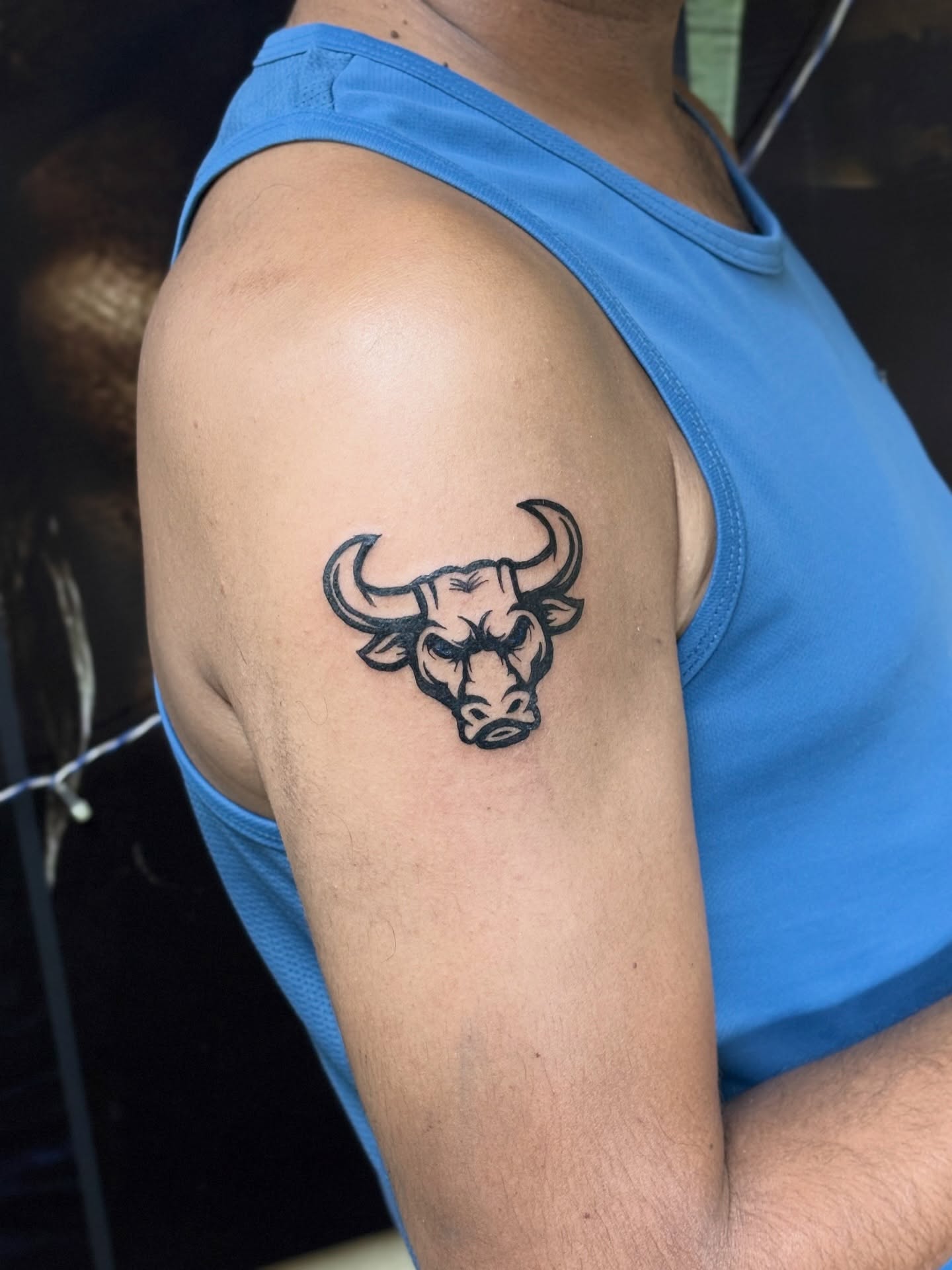 Taurus Bull Head Ink