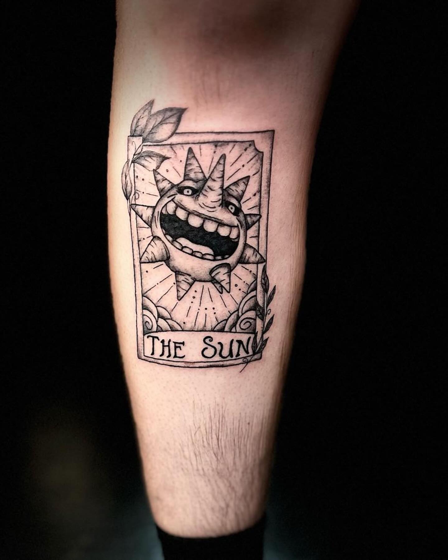 The Sun Tarot Tattoo