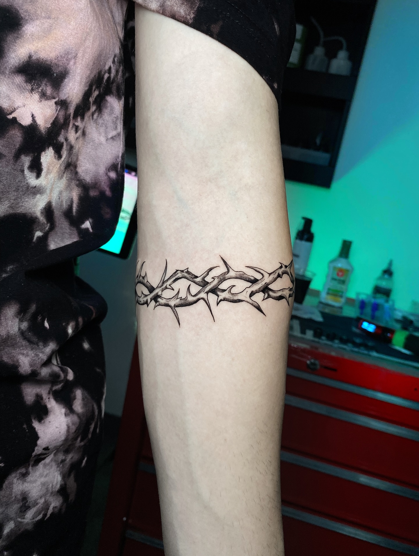 Thorny Arm Band Tattoo