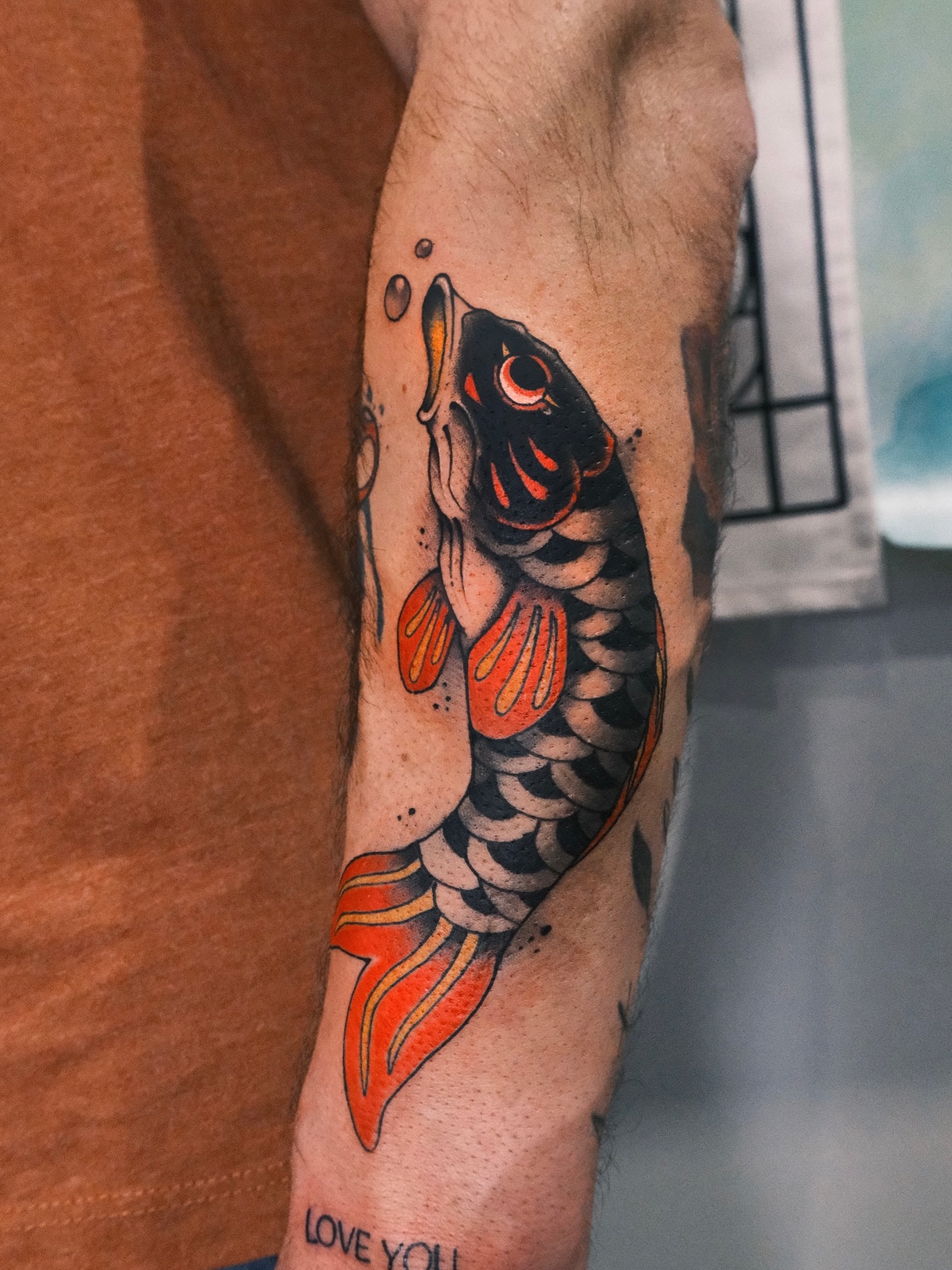 Koi Fish Flame Spirit