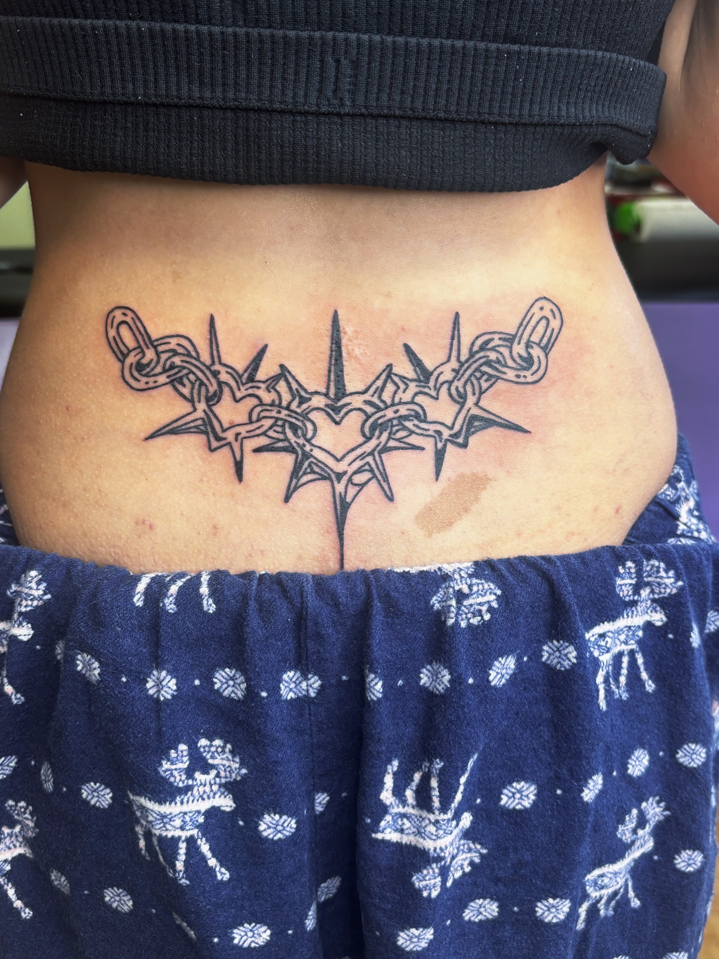 Tribal Chain Tramp Stamp