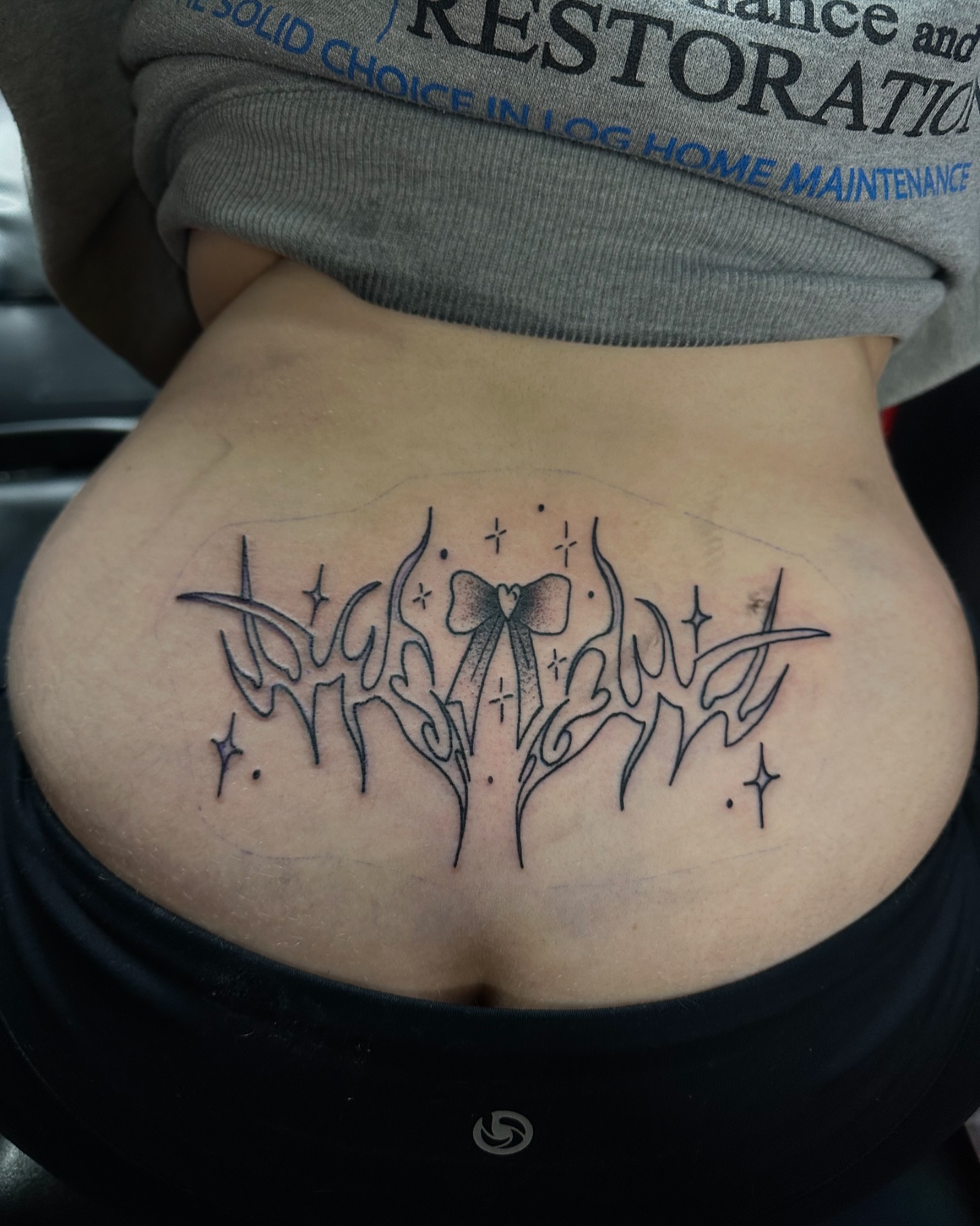 Tribal Lower Back Bow