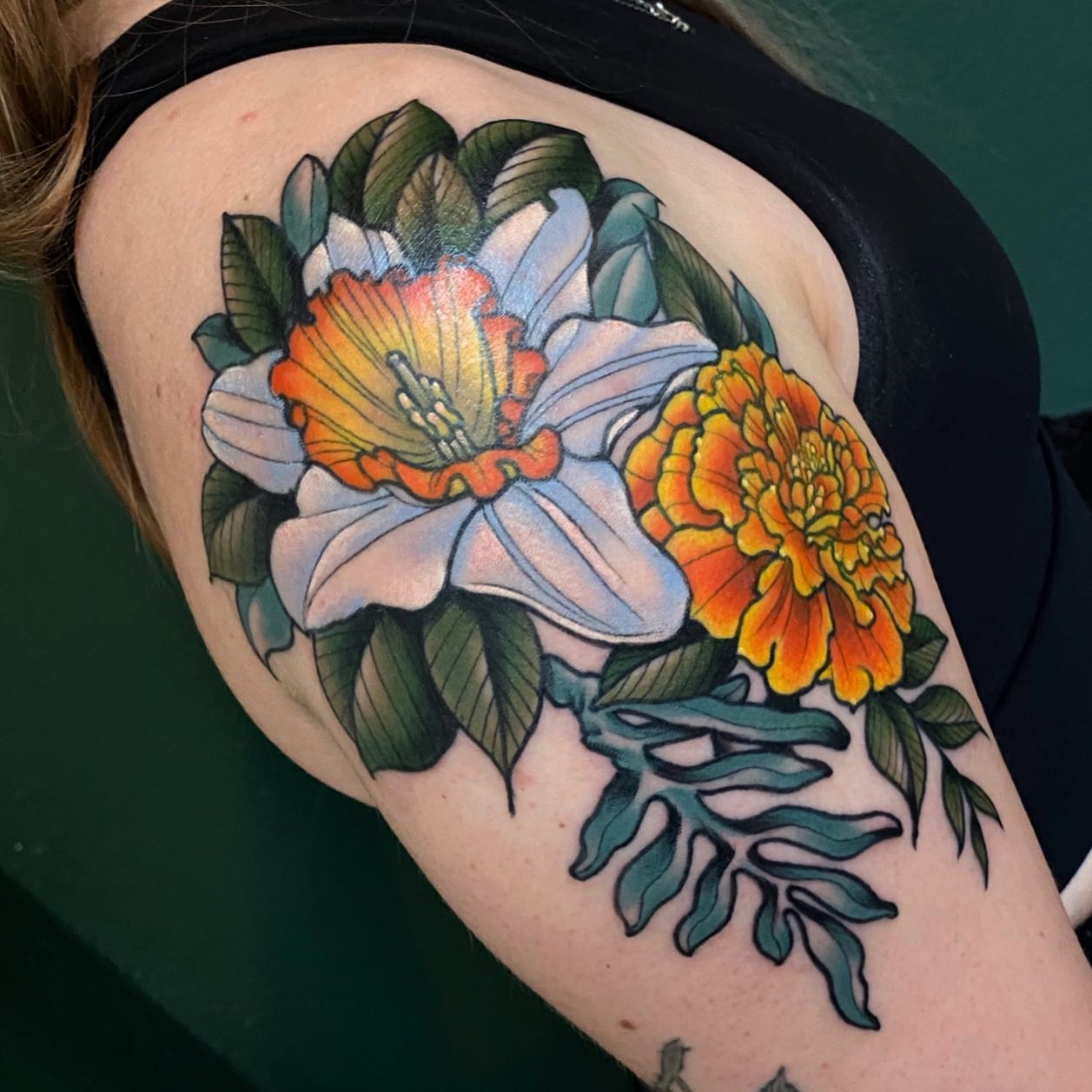 Vibrant Marigold Pair