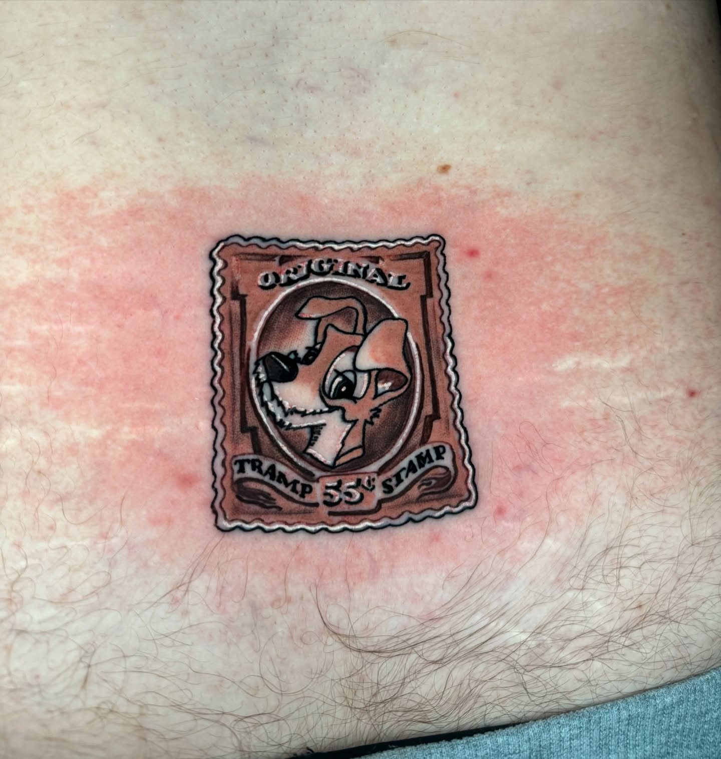 Vintage Tramp Stamp Tattoo