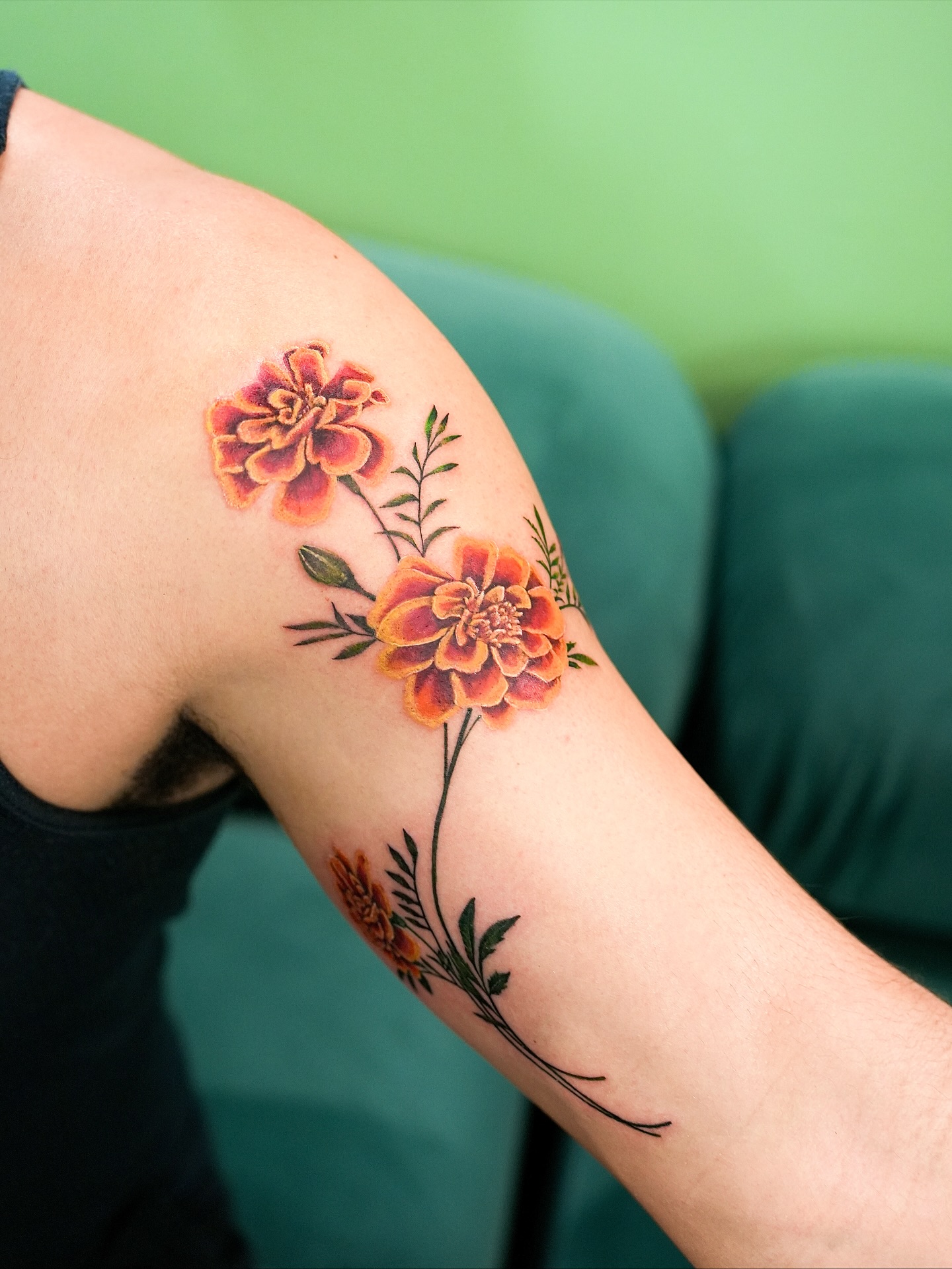 Vibrant Marigold Bouquet