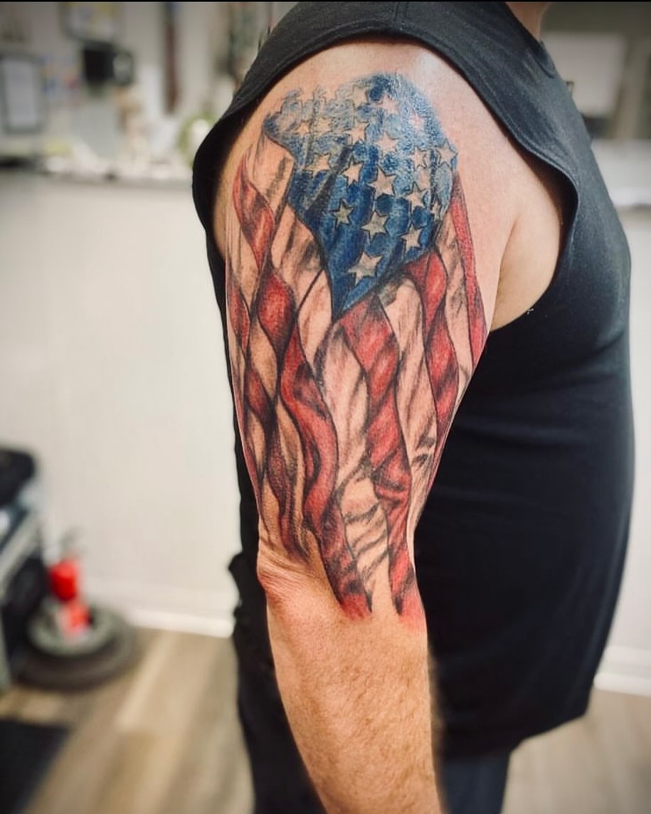 American Flag Tattoos 50 Patriotic Design Ideas TattooBaz american-flag-tattoos-50-patriotic-design-ideas-tattoobaz