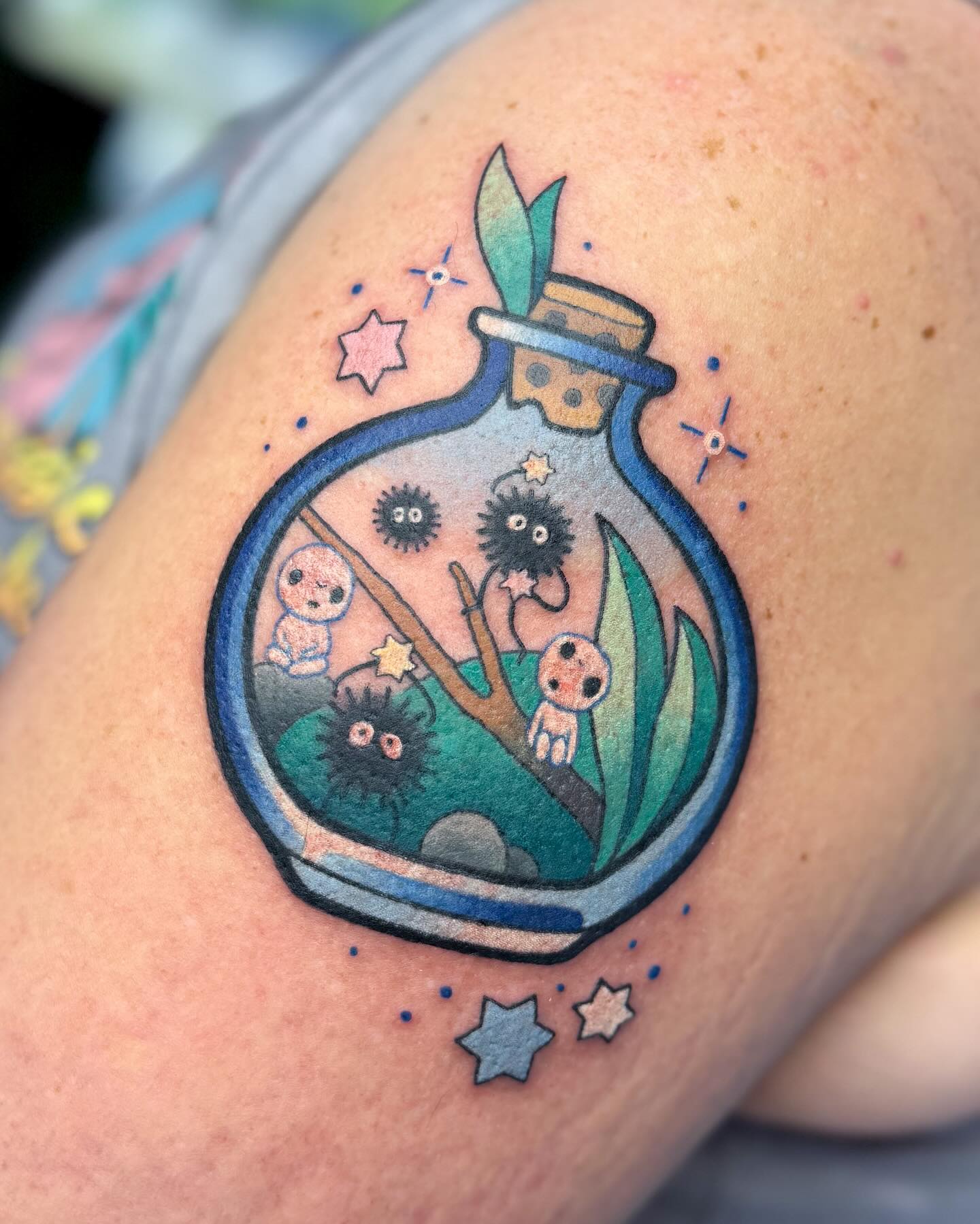 Whimsical Soot Sprite Scene