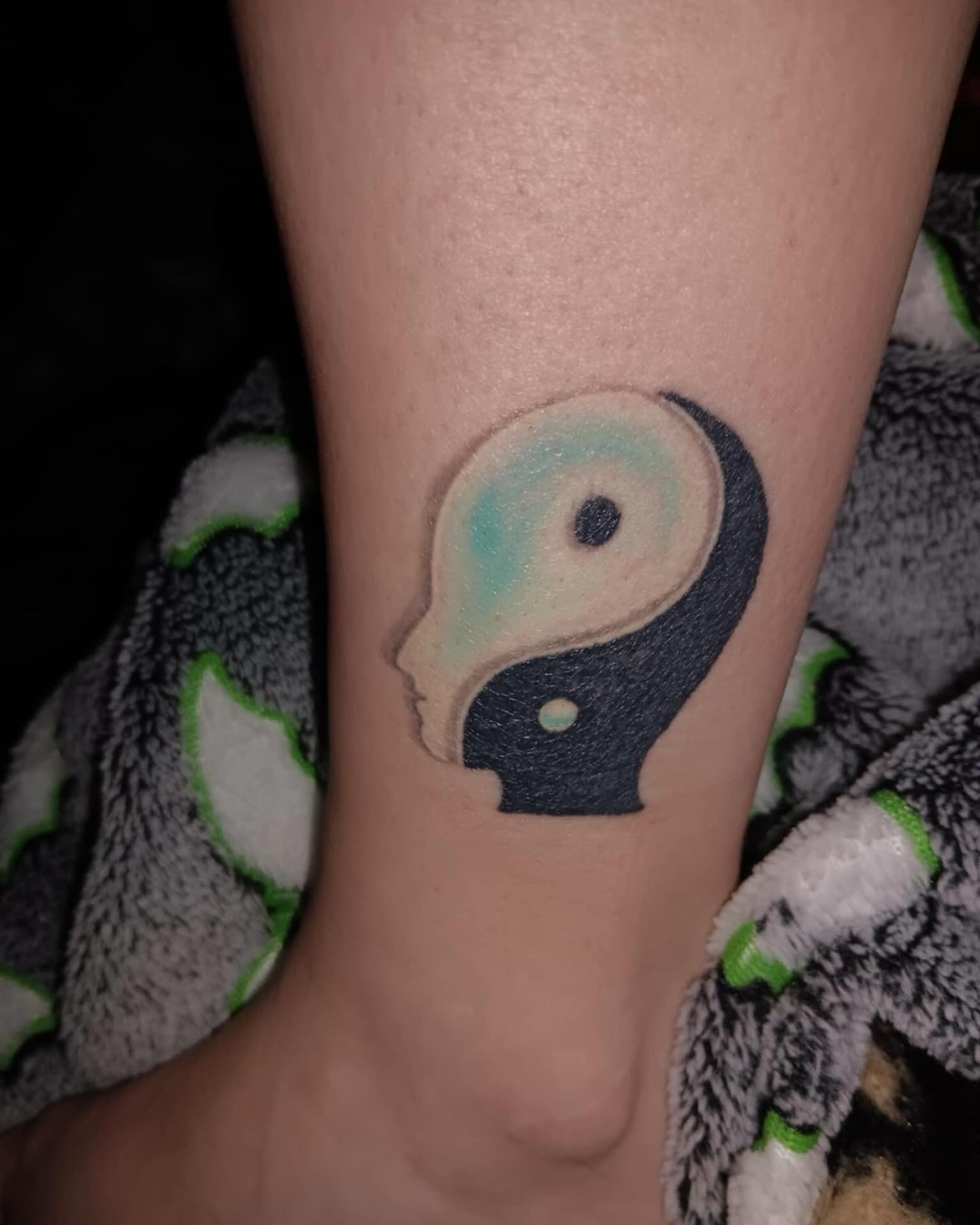 Yin Yang Mind Tattoo